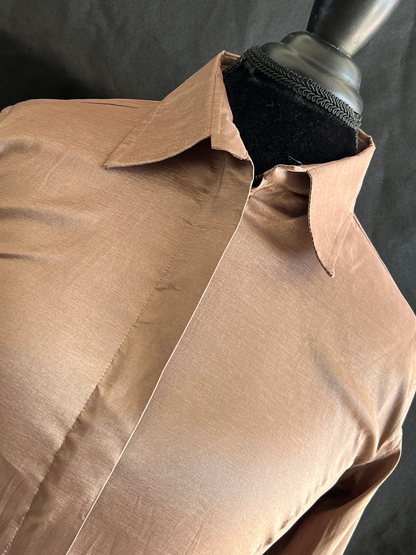 Stretch Taffeta Light Bronze