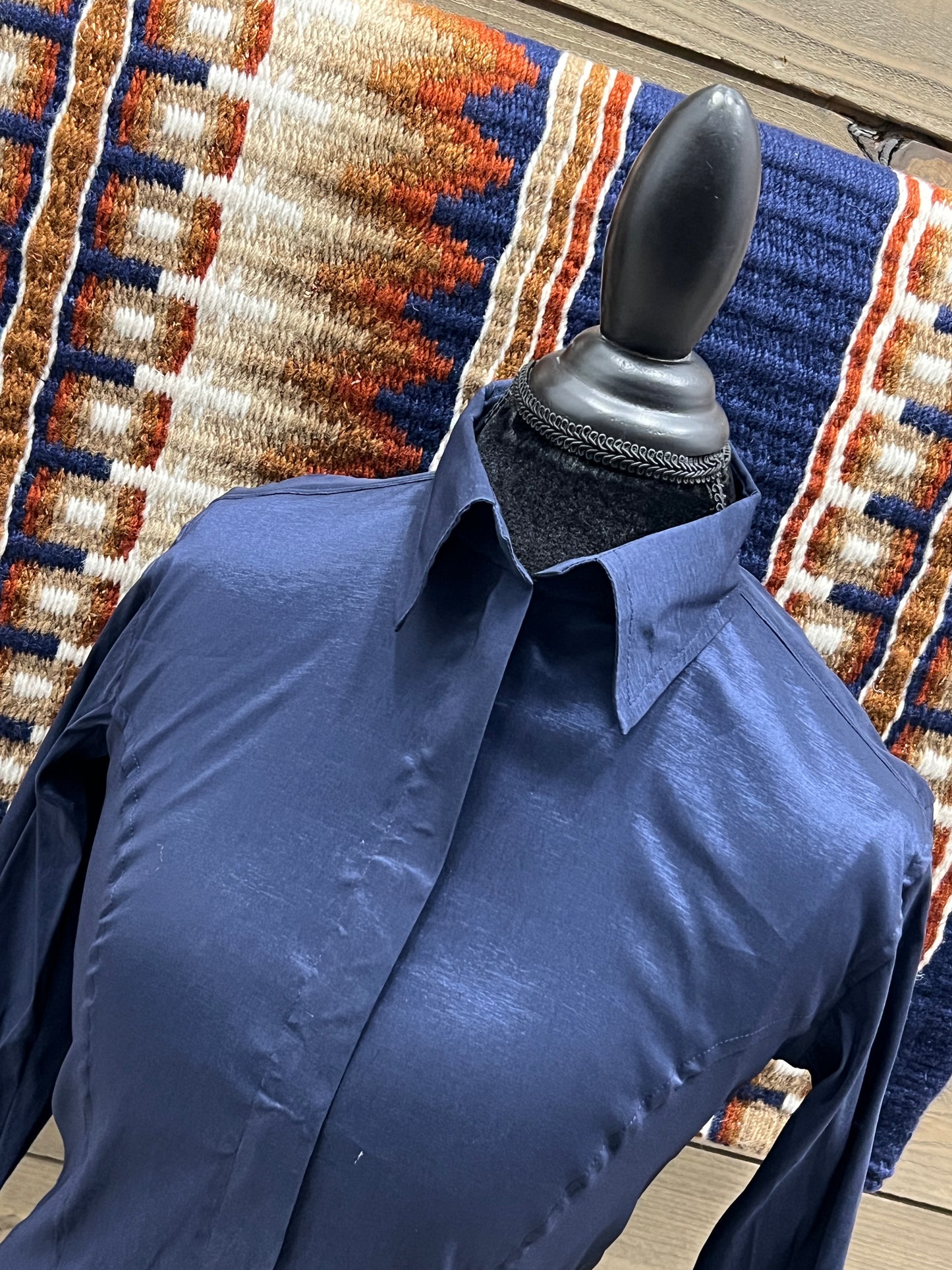 Stretch Taffeta Navy