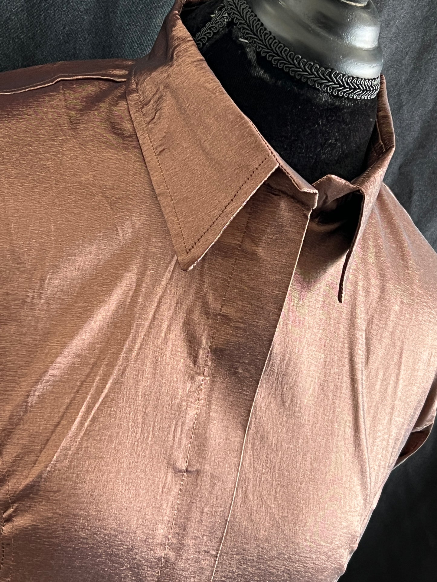 Stretch Taffeta Bronze