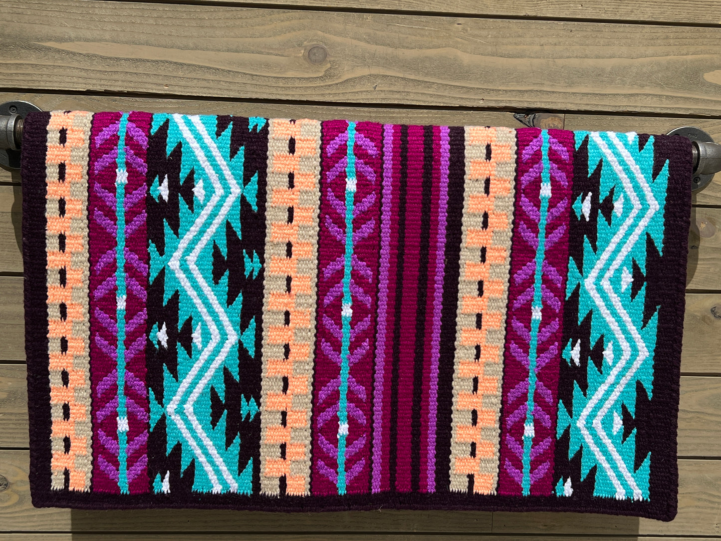 Funkadelic Plum Tealy Ranch Show Blanket