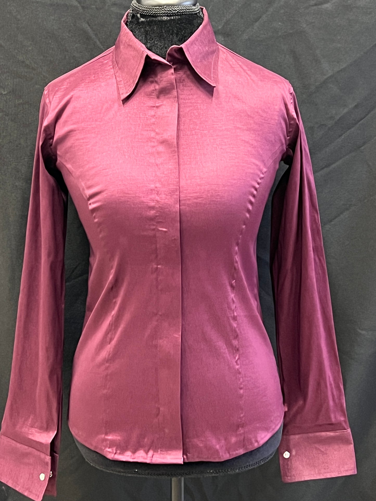 Stretch Taffeta Plum