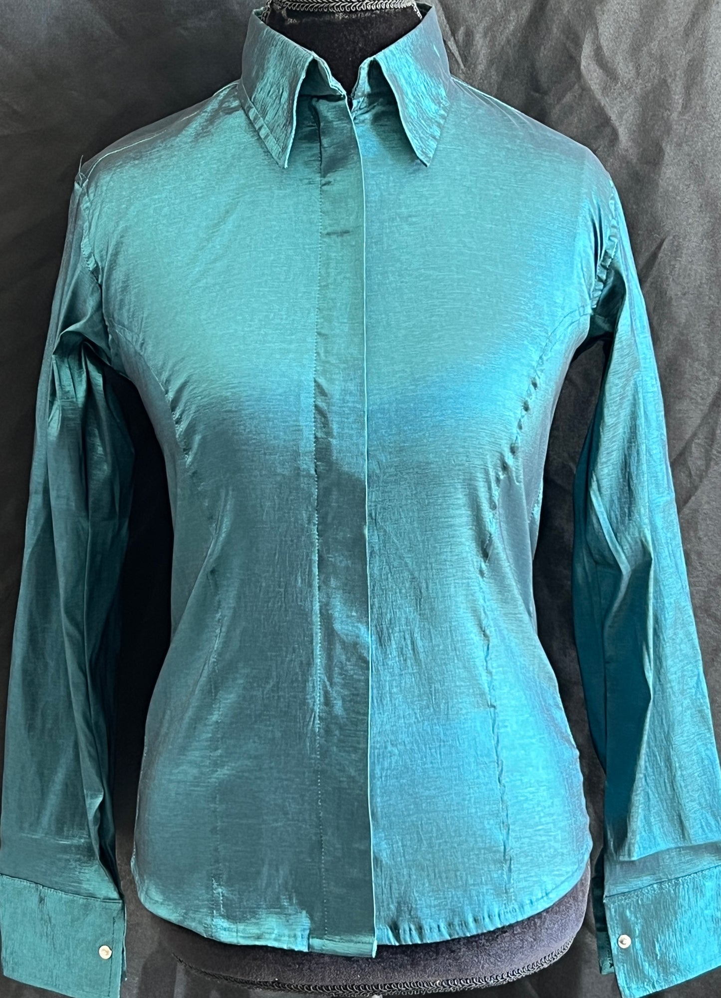 Stretch Taffeta Dark Teal