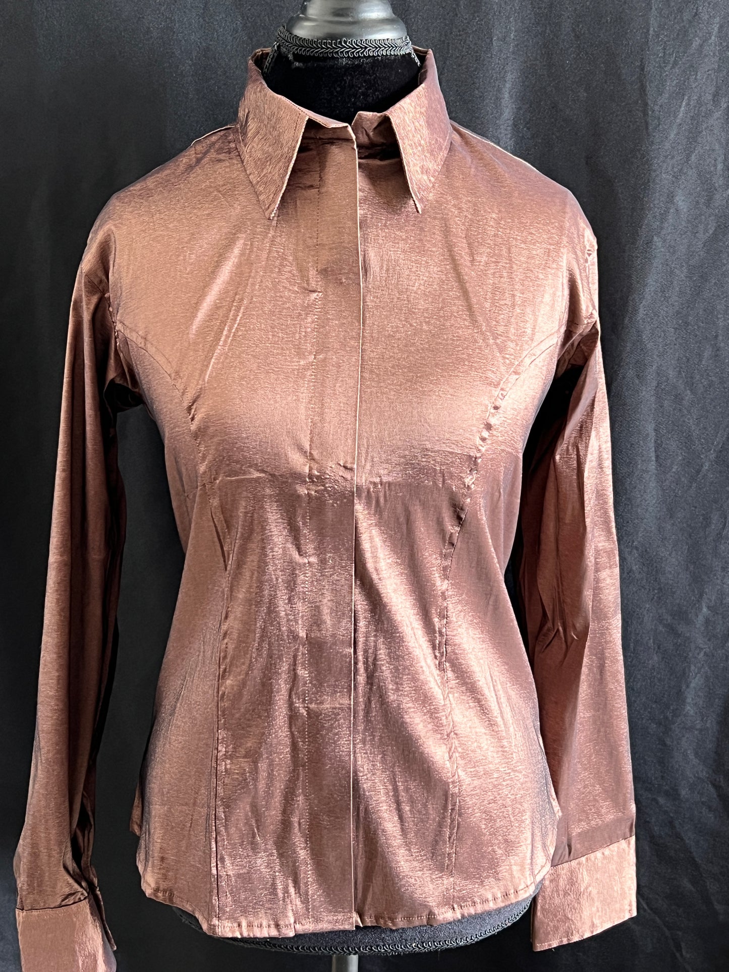 Stretch Taffeta Bronze