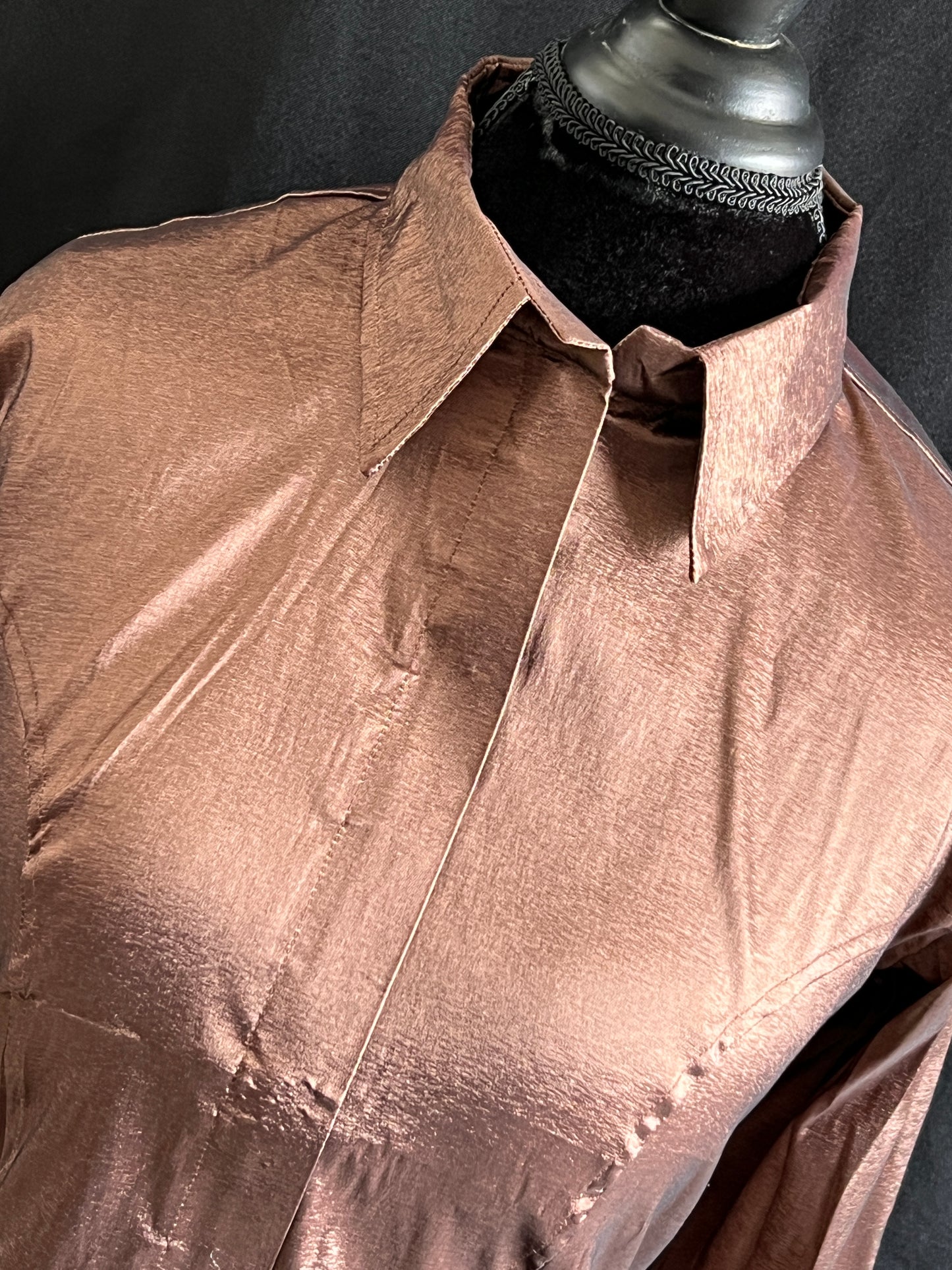 Stretch Taffeta Bronze