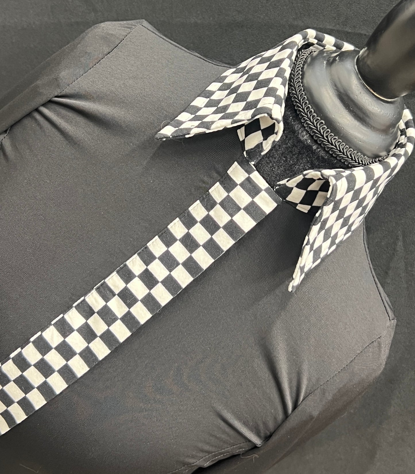 Sleek Obsidian Hidden Zipper Light Weight Fitted Shirt