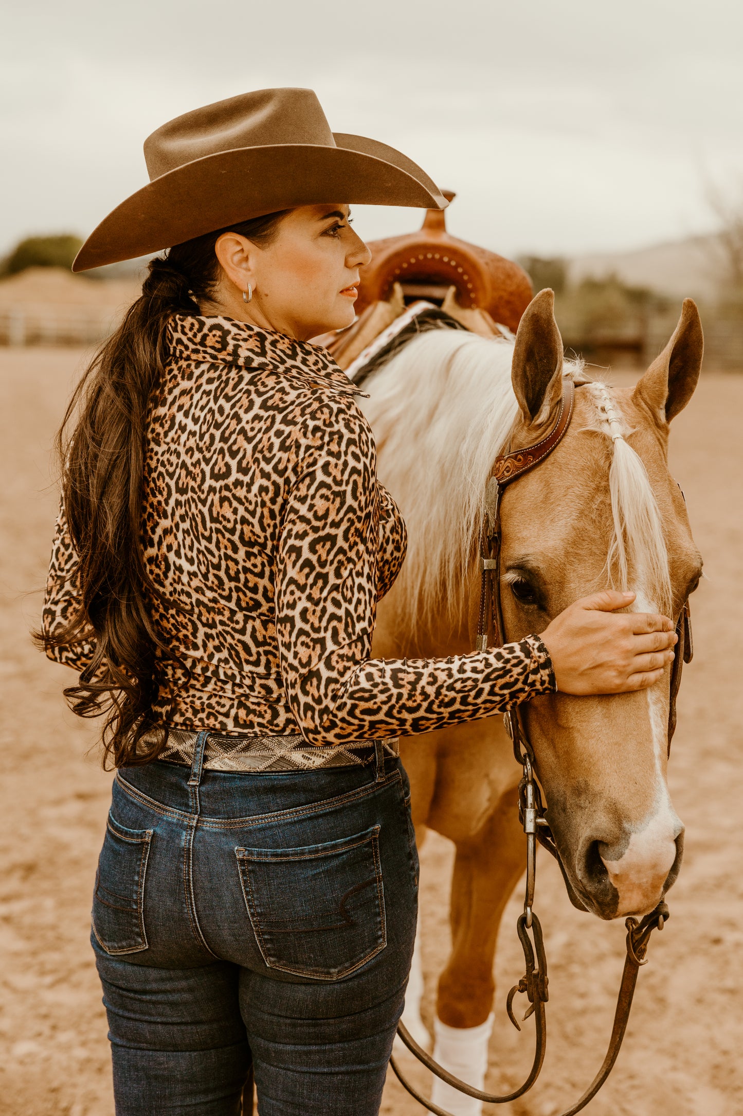 Leopard Light Weight Fitted Shirt