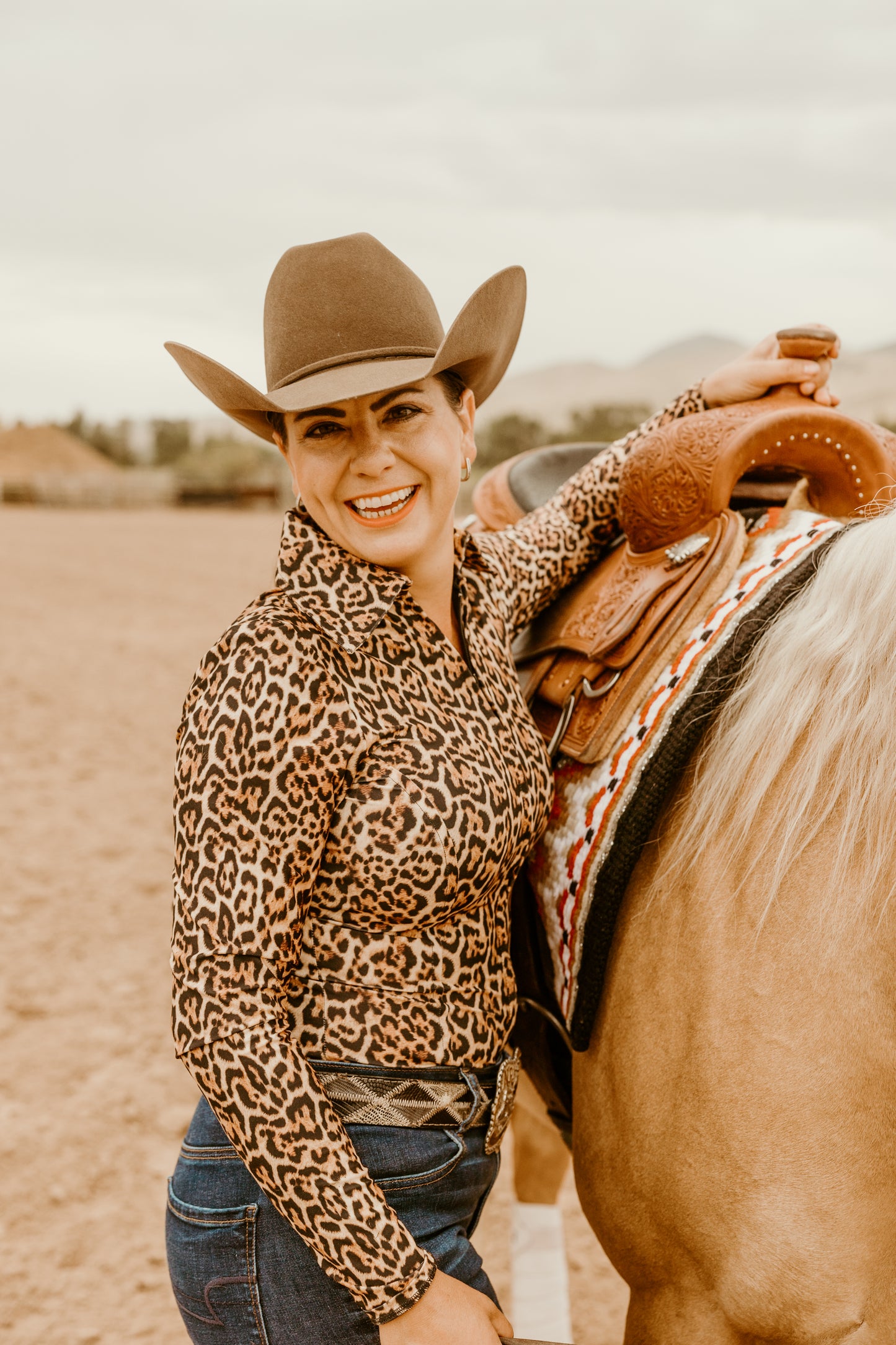 Leopard Light Weight Fitted Shirt