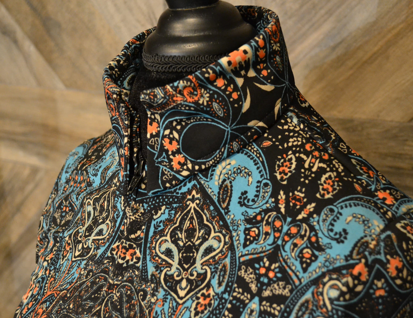 Black Orange Turquoise Shirt - Show Stoppin'