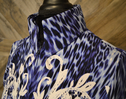 Large Blue Leopard Pattern - Show Stoppin'