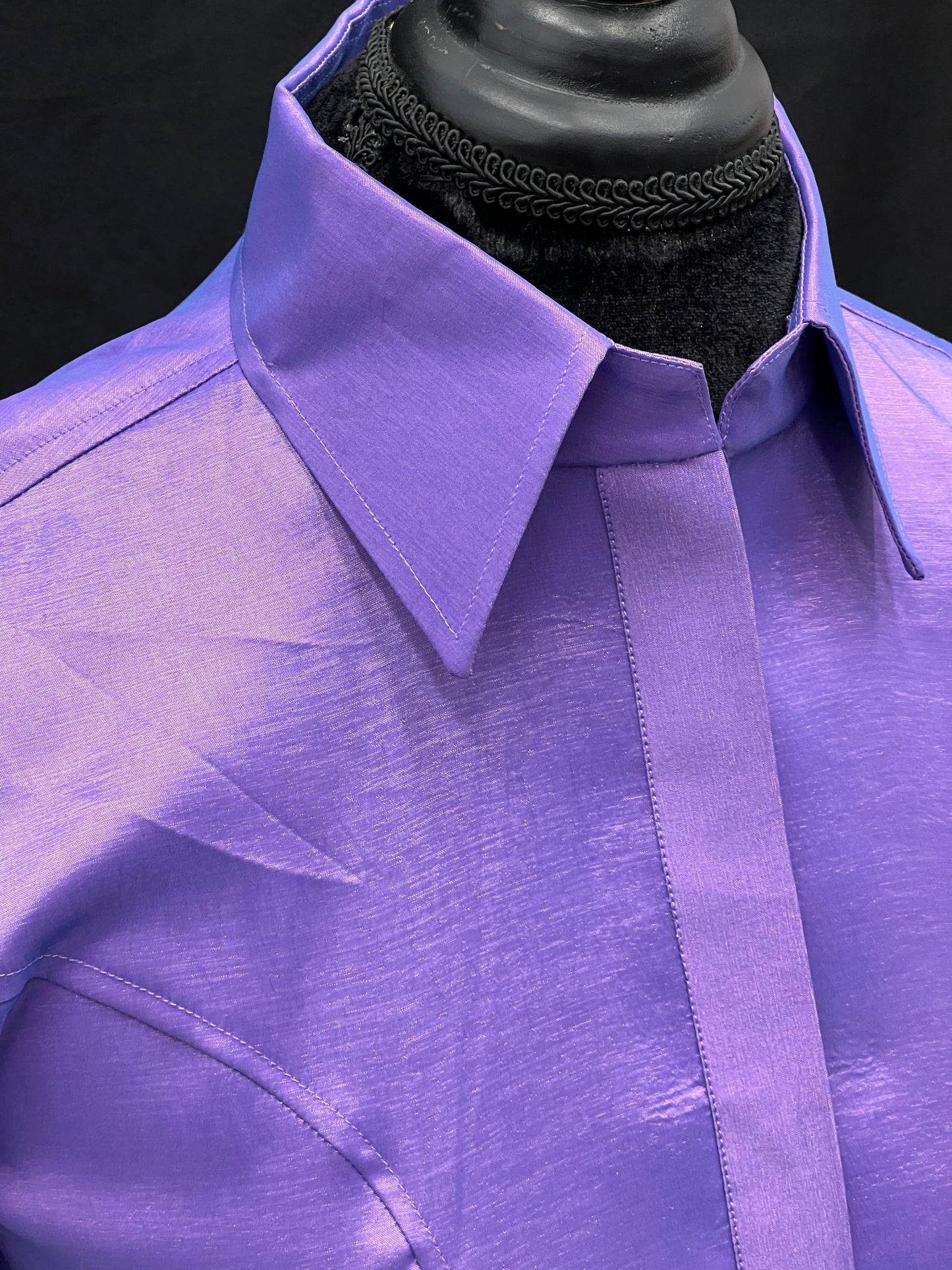 Stretch Taffeta Lavender Ice
