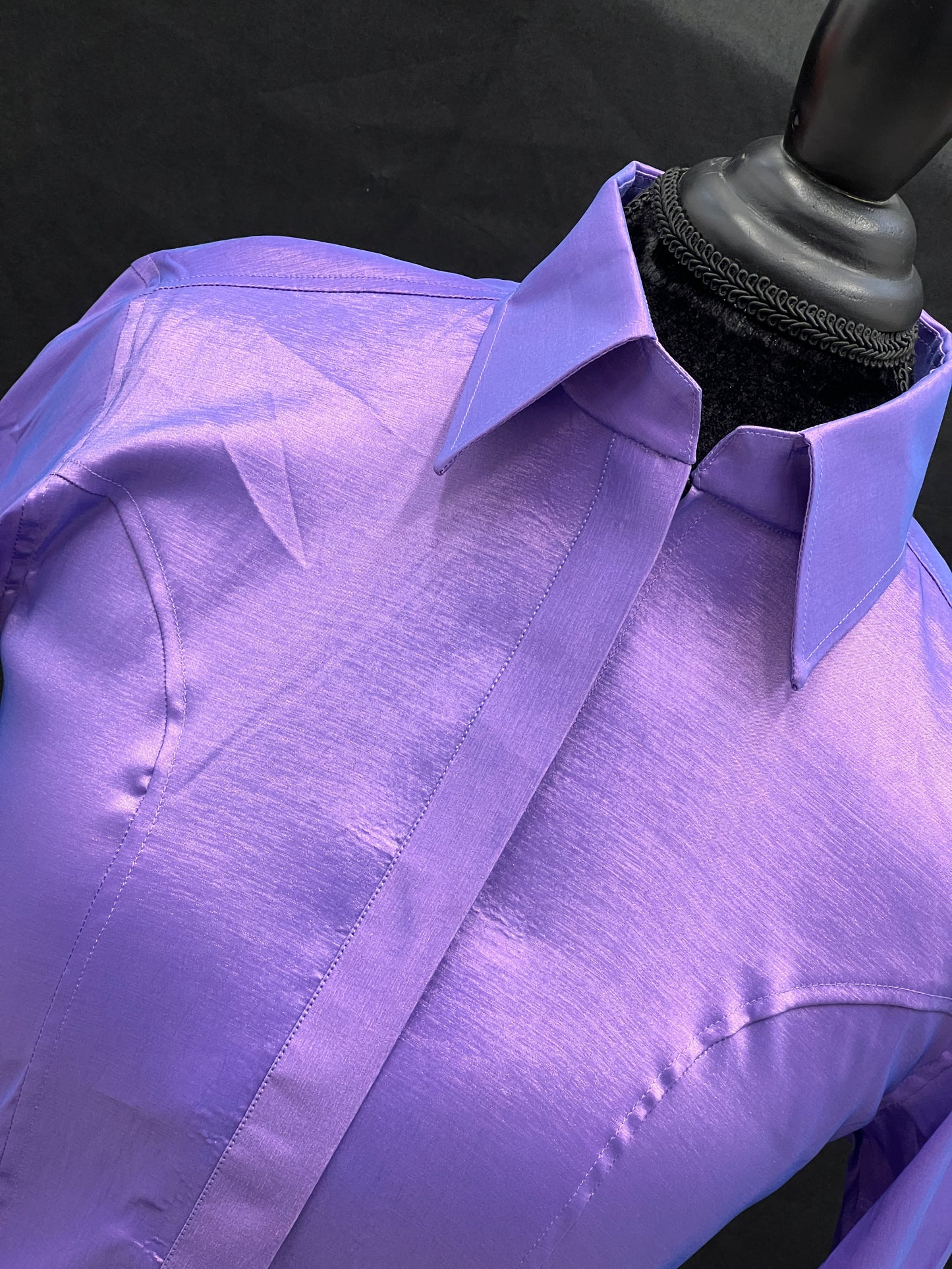 Stretch Taffeta Lavender Ice