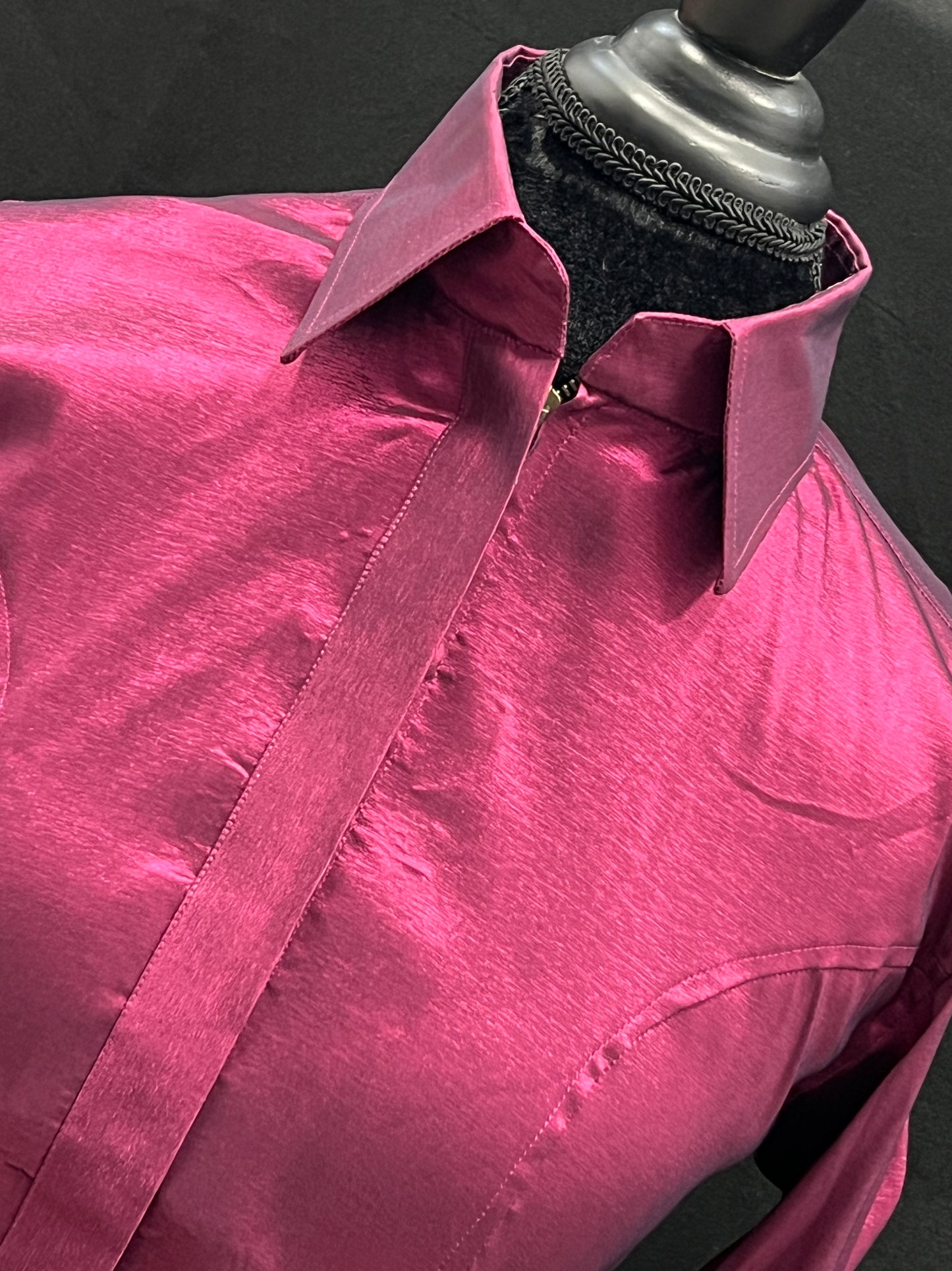 Stretch Taffeta Raspberry