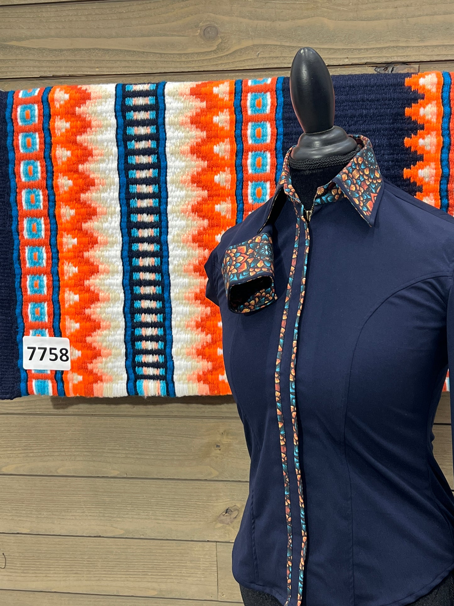 Radiant Accent Navy N Rust