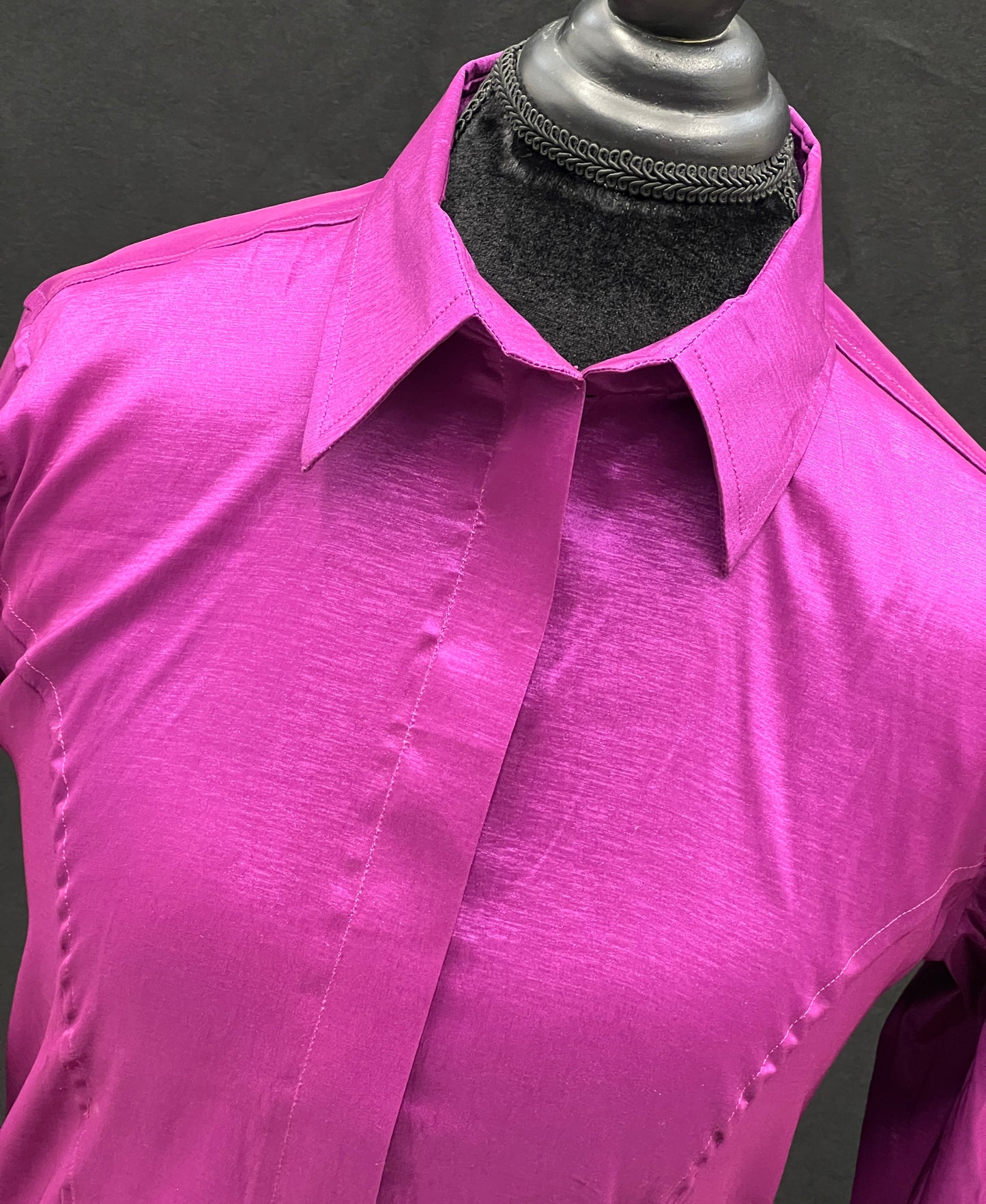 Stretch Taffeta Wild Berry