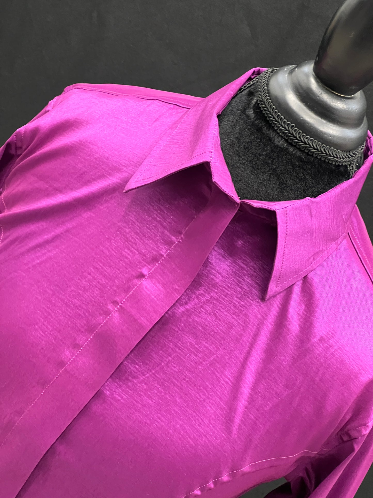 Stretch Taffeta Wild Berry