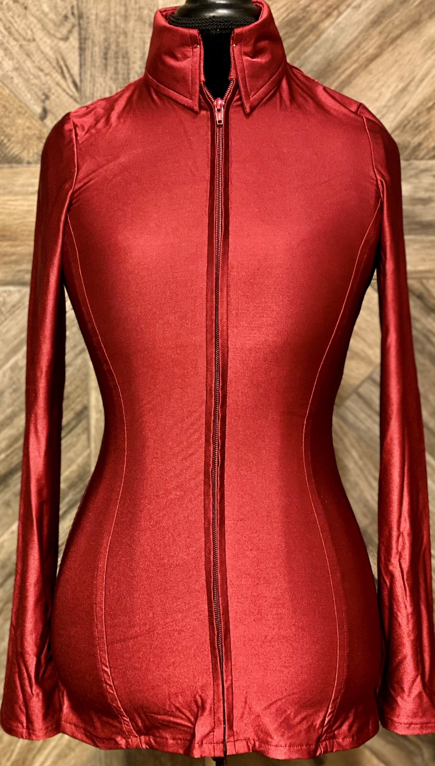 Burgundy Wine Light Weight Fitted Shirt