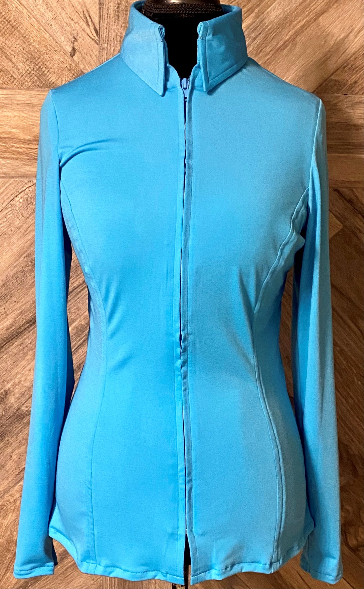 Light Turquoise Light Weight Fitted Shirt