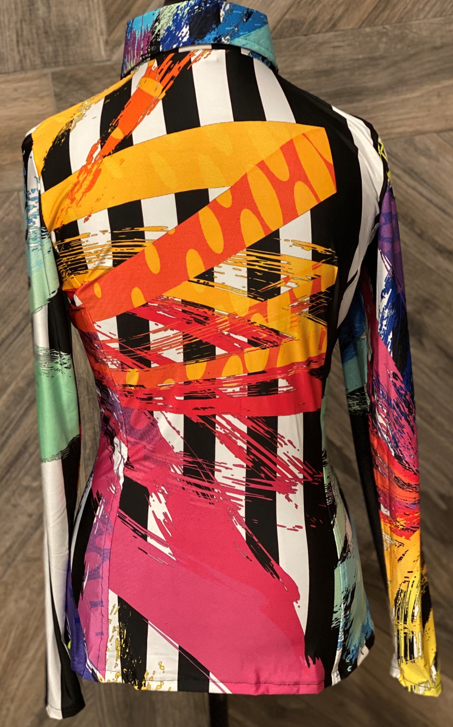 Medium Stripe Paint Splatter - Show Stoppin'