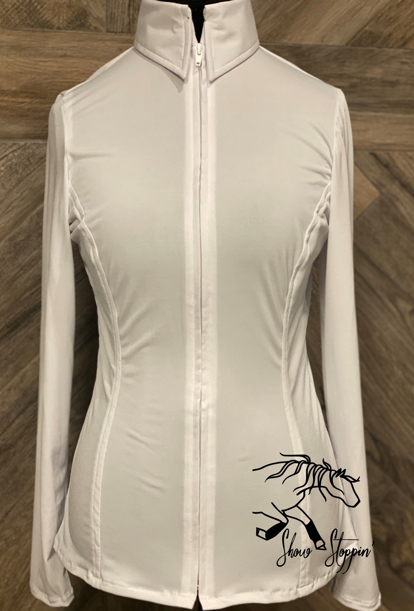 White Light Weight Fitted Shirt - Show Stoppin'