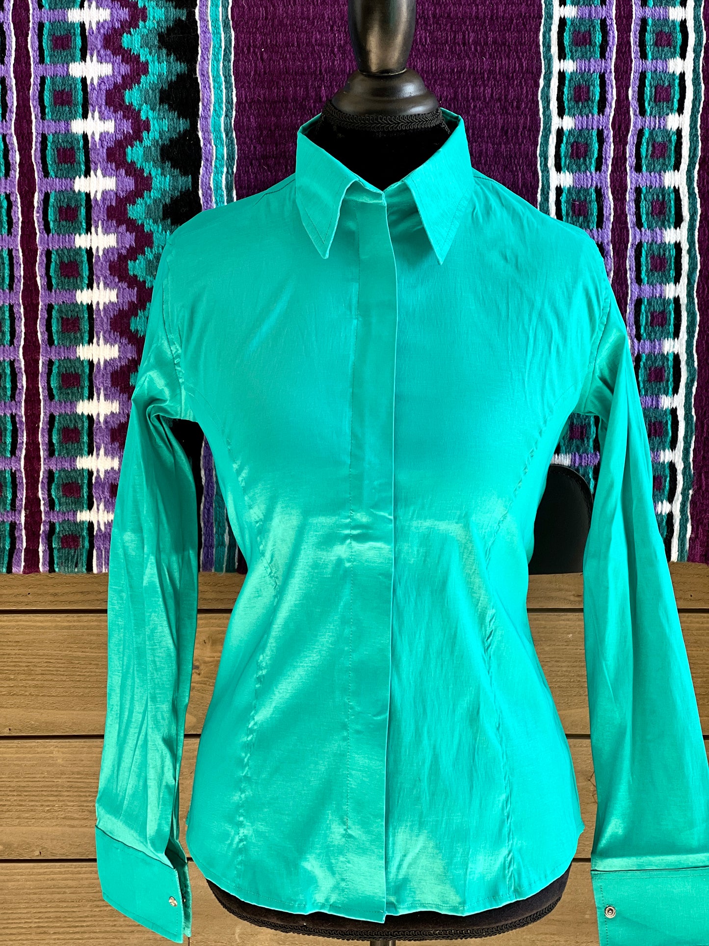 Stretch Taffeta Bright Teal