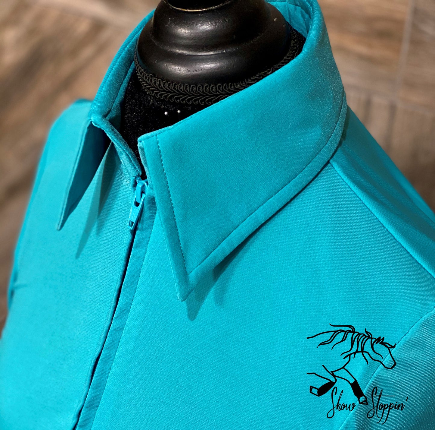 Bright Teal Light Weight Fitted Shirt - Show Stoppin'