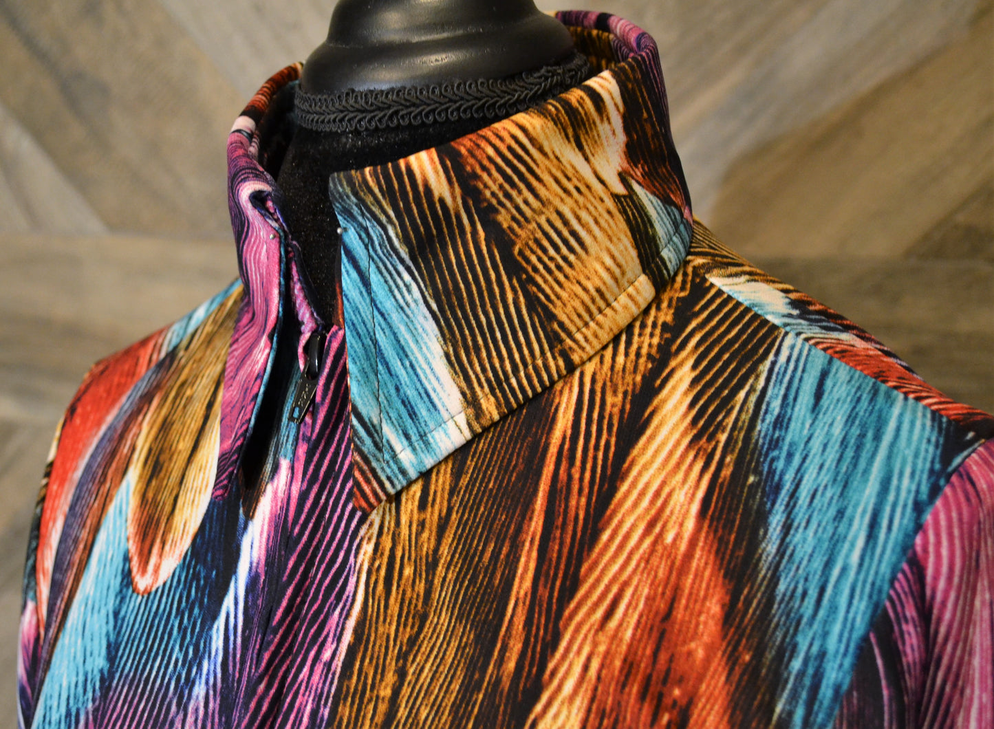 Large Multi Color Feather Shirt - Show Stoppin'