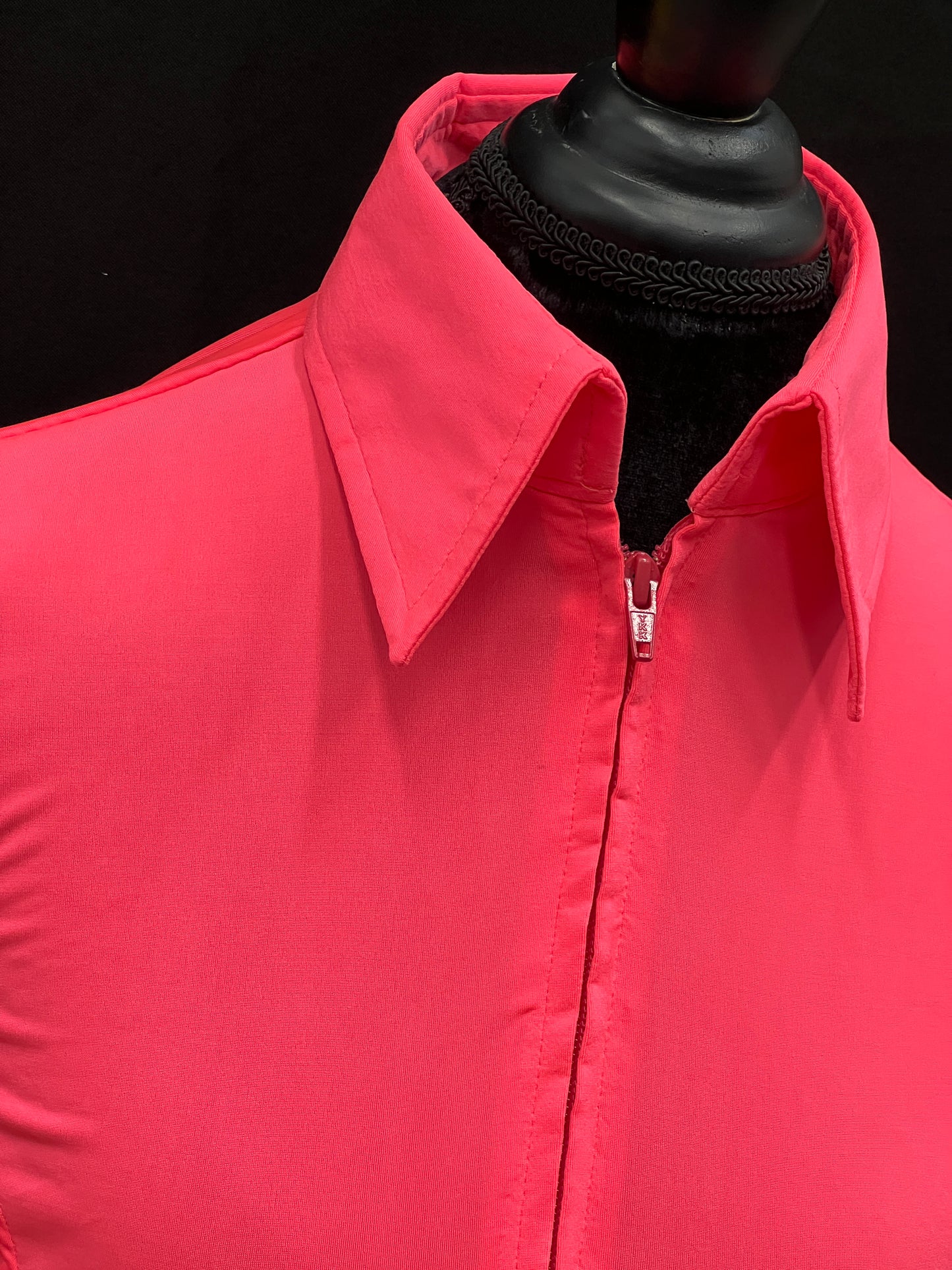 Neon Coral Light Weight Fitted Shirt