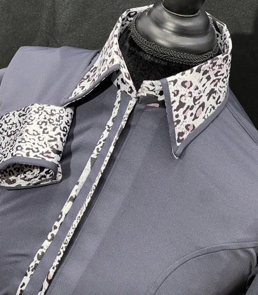 Radiant Accent Charcoal Snow Leopard
