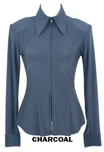 Charcoal Fitted ITY Shirt - Show Stoppin'