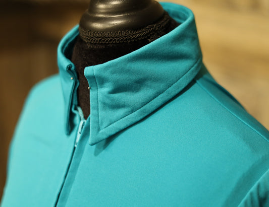 Dark Teal Light Weight Fitted Shirt