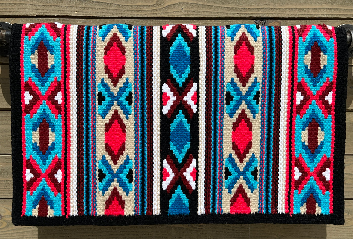 Reorder Thee X Turquoise N Reds Ranch Show Blanket