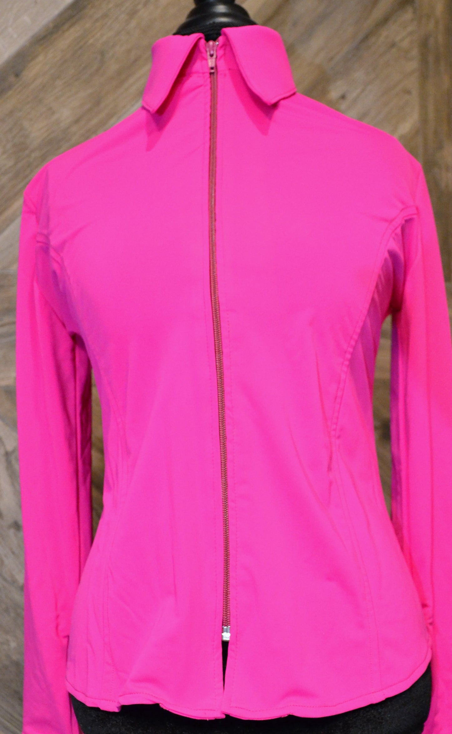 SS Pink Fitted Zip Up – Show Stoppin'